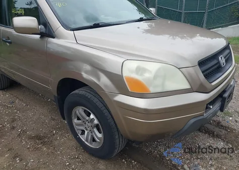 2005 Honda Pilot Ex-L from USA, damaged, VIN 2HKYF18505H542121